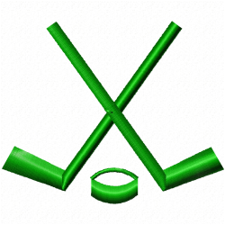 Hockey Embroidery Design 4